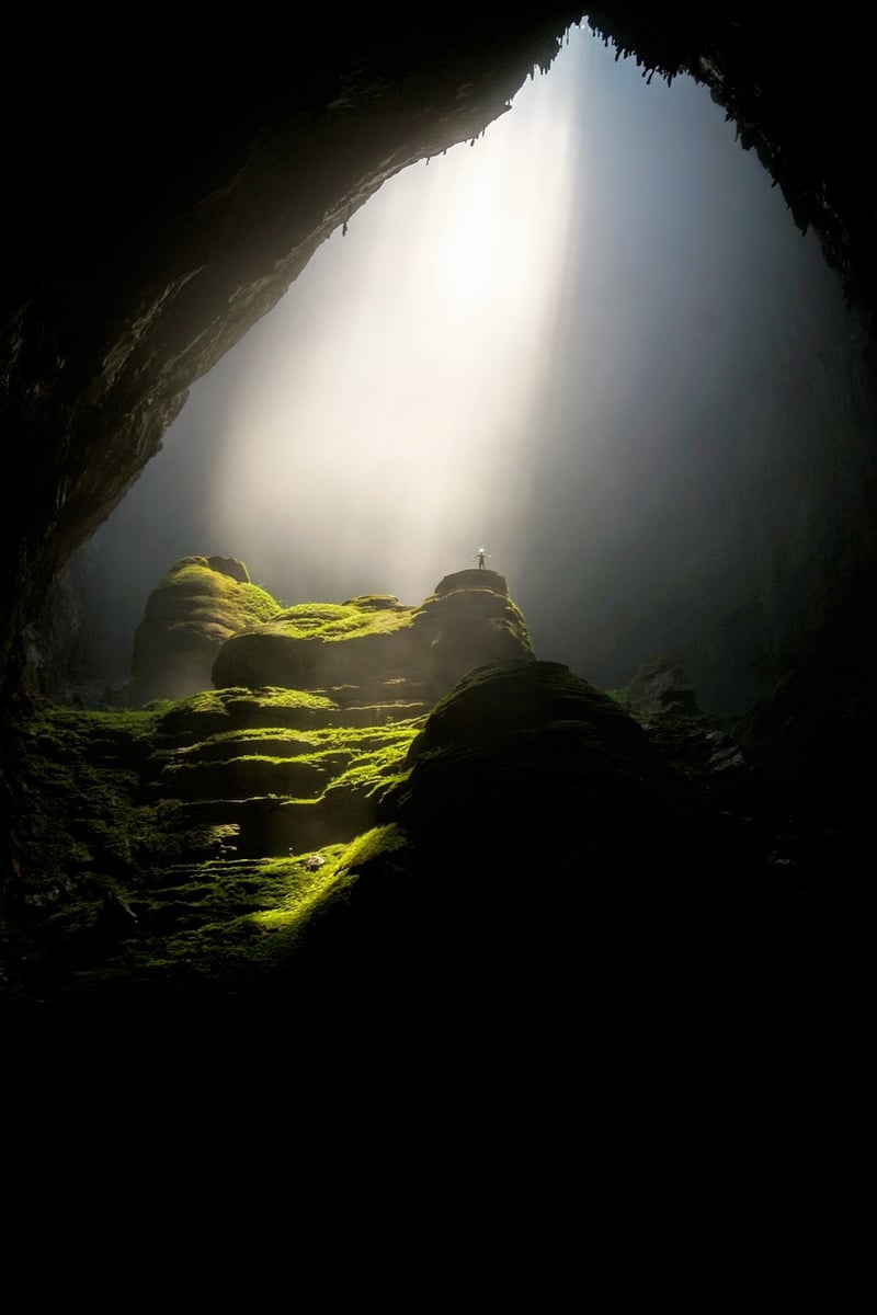 Rock Formation Cave Setting